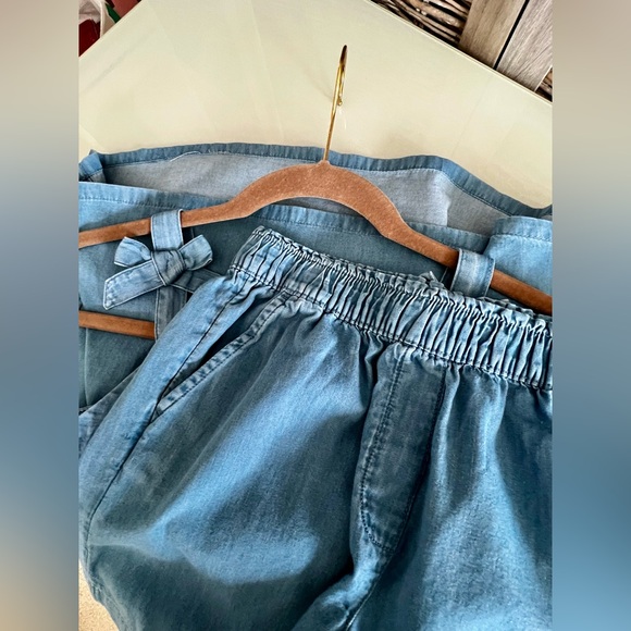 Member's Mark Tank & Short Set. Cute bow accent. Pockets. Size 10/12. - Picture 3 of 7